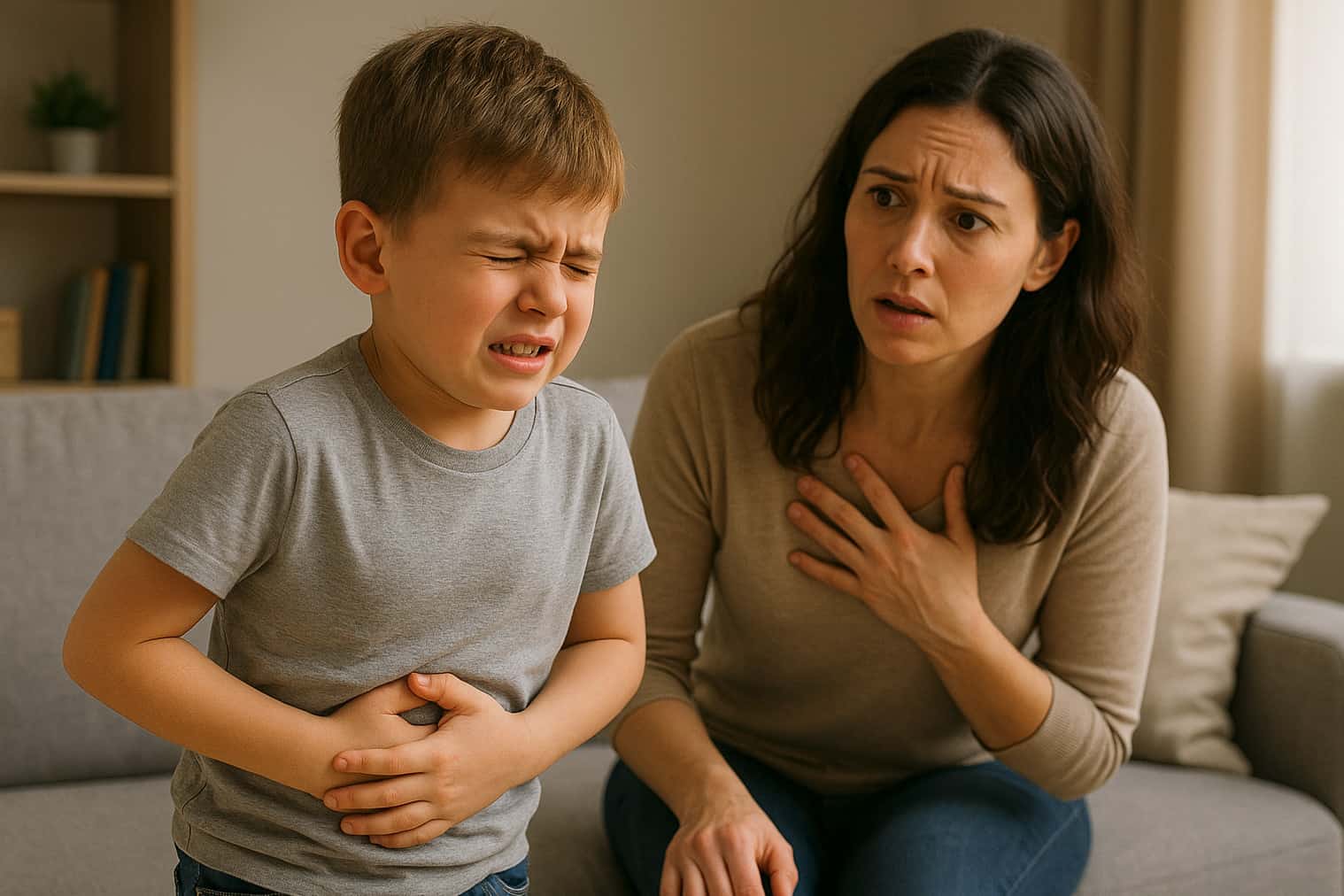 Cuidados de diarrea sin fiebre en niños