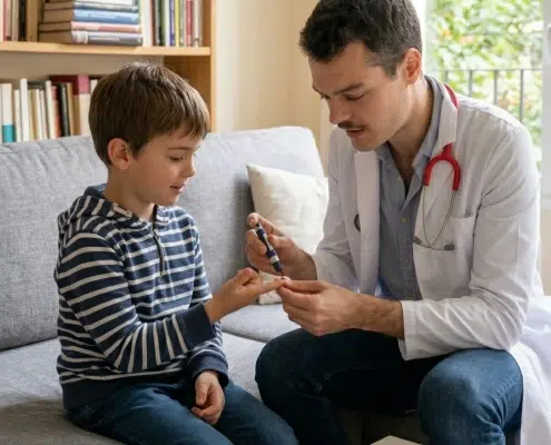 diagnóstico diabetes tipo 1 por glucosa en sangre