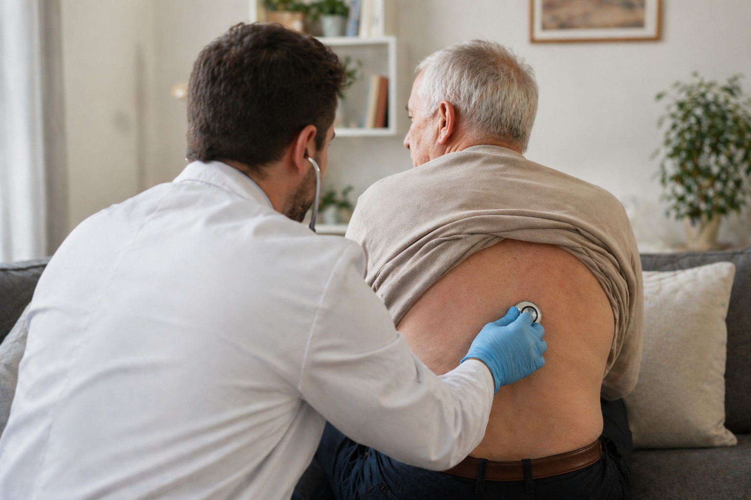 Geriatría a domicilio en Madrid a manos de personal médico especializado, evita desplazamientos y largas colas