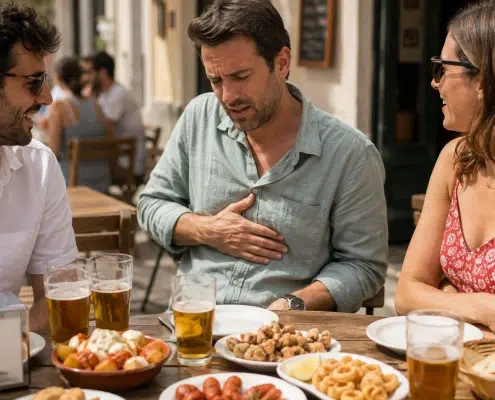 Comer más fritos, beber más cerveza es habitual en verano, pero puede provocar problemas de acidez