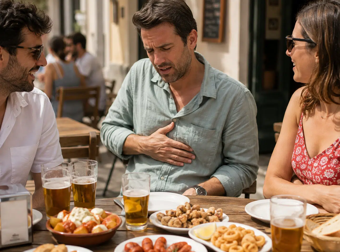 Comer más fritos, beber más cerveza es habitual en verano, pero puede provocar problemas de acidez