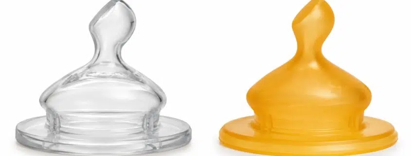 Tetinas de silicona o látex, ¿Cuál elegir?